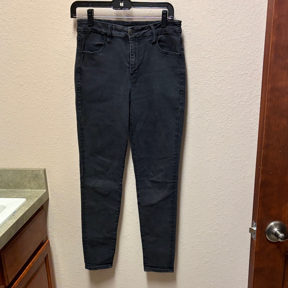 American Eagle Outfitters Women's Charcoal Skinny Jeans